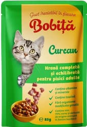 Bobita Plic hrana umeda pentru pisica adult, curcan