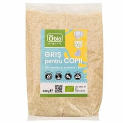 Obio ECO Gris pentru copii din spelta si einkorn