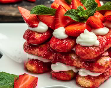 Tiramisu cu căpșune