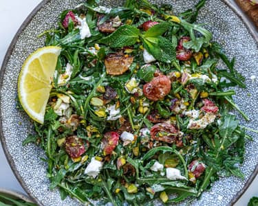 Salată de ridichi coapte cu brânză de capră