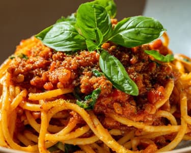 Vegan Spaghetti Bolognese