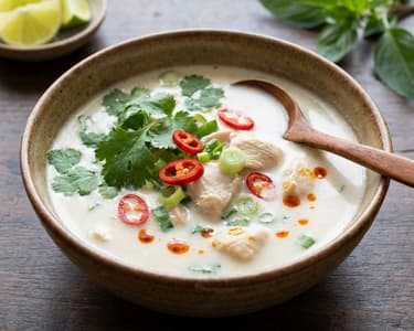 Chicken Soup with Coconut Milk