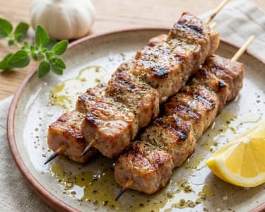 Grilled Pork Souvlaki