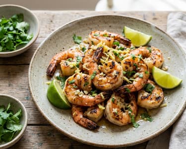 Grilled Shrimp with Garlic and Ginger