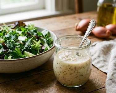 Shallot Dressing | Quick Salad Sauce