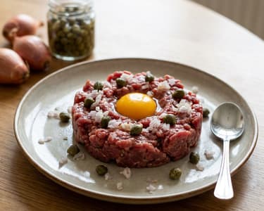 Classic Beef Tenderloin Steak Tartare