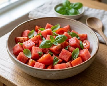 Tomato and Watermelon Salad