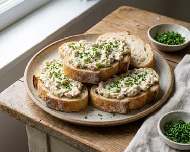 Chicken Spread with Celery Sticks
