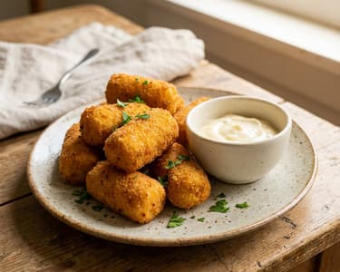 Chicken Croquettes with Aioli Sauce