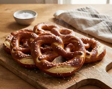 Homemade Bavarian Pretzels