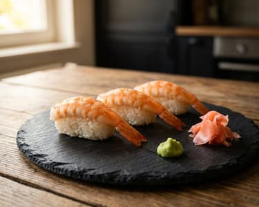 Ebi nigiri - shrimp sushi