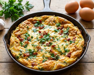 Herb and Bacon Frittata