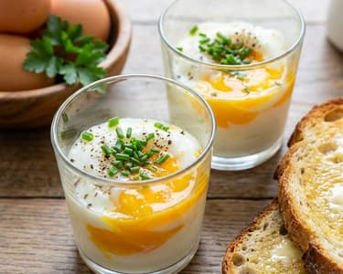 Eggs in a Glass | Refined Breakfast in 15 Minutes