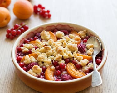 Grilled Fruit Crumble