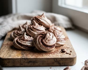 Chocolate Meringues | Crispy and Refined Dessert