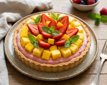 Strawberry and Mango Tart
