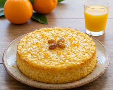 Orange Rice Cake