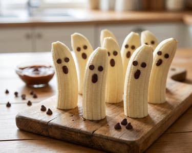 Banana Ghosts for Halloween