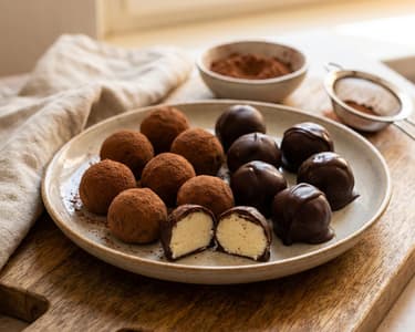 Mascarpone Chocolate Pralines