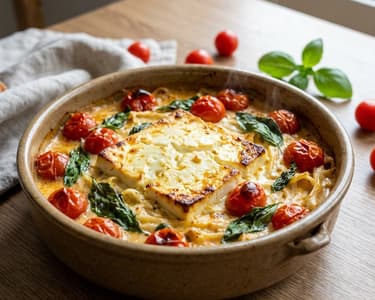Baked Feta and Cherry Tomato Pasta