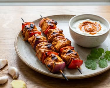 Tikka Masala Chicken Skewers