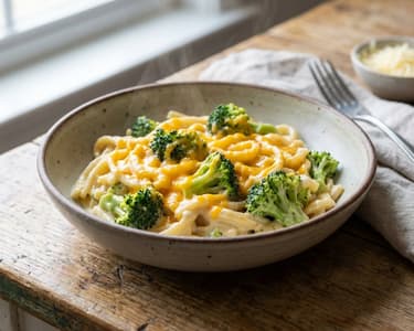 Creamy Pasta with Cheese and Broccoli (One-Pot)