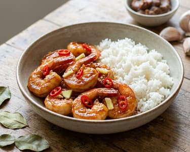 Shrimp with Tamarind Sauce