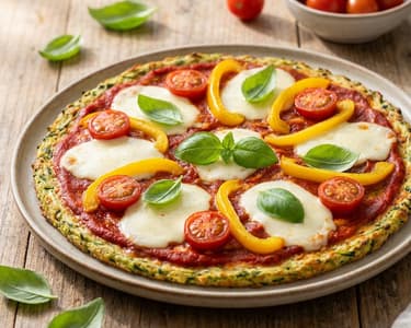 Zucchini Crust Pizza