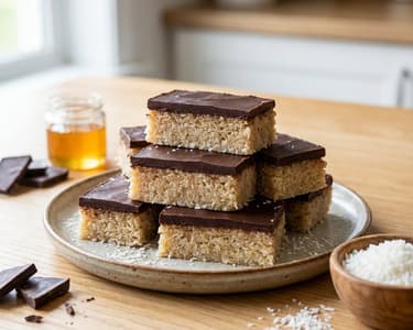 Coconut and Dark Chocolate Bars