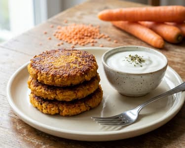 Red Lentil Patties | Healthy and Quick Recipe