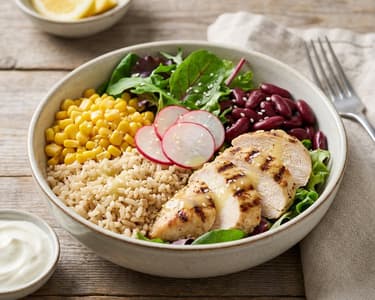 Chicken and Natural Rice Bowl
