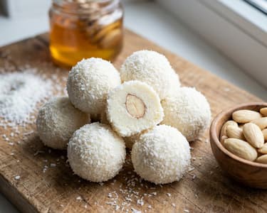 Raffaello Candies with Cottage Cheese
