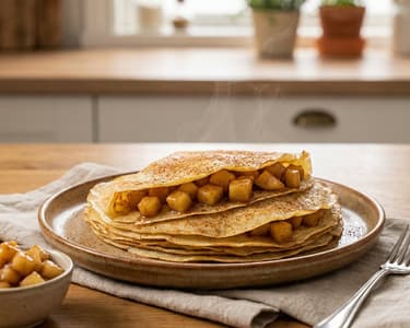 Apple and Cinnamon Crepes