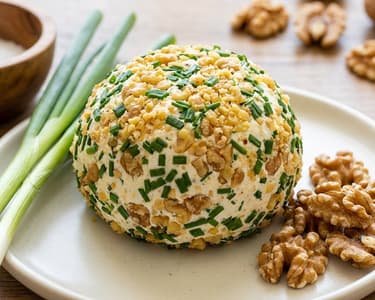 Cheese Ball with Walnuts and Herbs