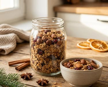 Christmas Granola with Spices