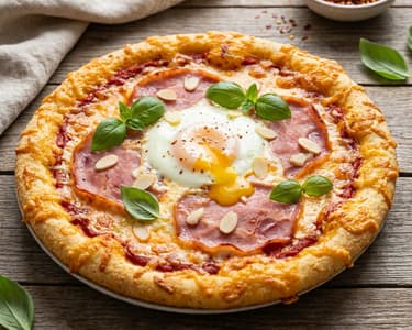 Cheddar and Almond Pizza (Low Carb)
