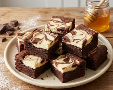 Cheesecake Brownies with Cottage Cheese