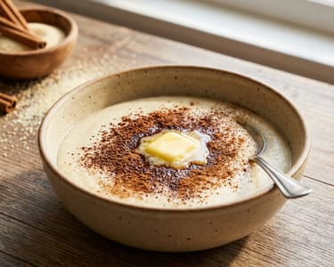 Semolina with milk