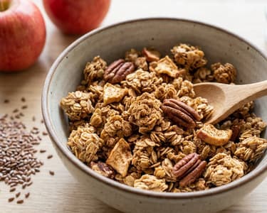 Apple, Pecan Nut, and Cinnamon Granola
