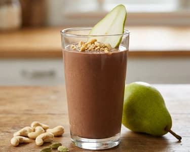 Creamy Chocolate and Pear Smoothie