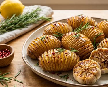 Swedish-style Baked Hasselback Potatoes