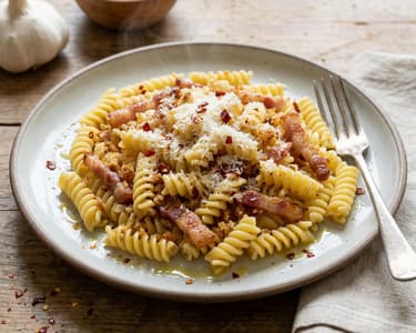 Rustic Fusilli from Matera with Dried Peppers