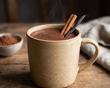 Vegan Spiced Hot Chocolate