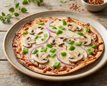 Quick Tortilla Pizza