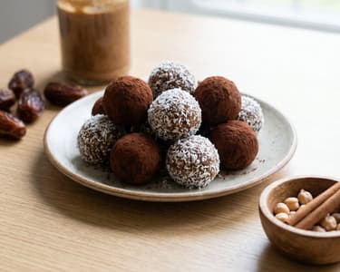 Chickpea Candies with Dates and Peanut Butter
