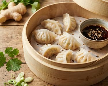Asian-style Vegetarian Dumplings