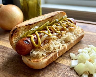 Hot Dog în stil New York