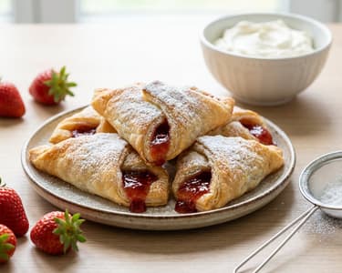 Strawberry and Cottage Cheese Pockets
