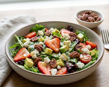 Strawberry and Feta Cheese Salad