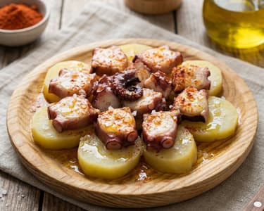 Caracatiță în stil galician (Pulpo a la Gallega)
